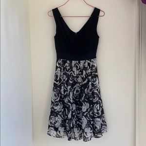 WHBM A-line Rose Dress